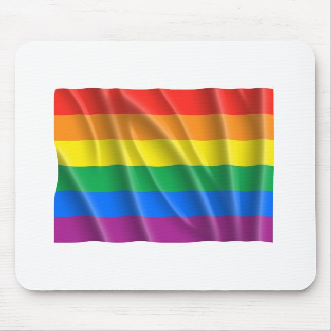 Gay Pride Mouse Mat (Front)