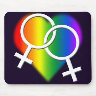 Gay Pride Mousepad Rainbow Love Mousepads & Gifts