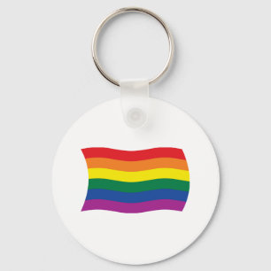 Gay Pride Movement Flag Keychain