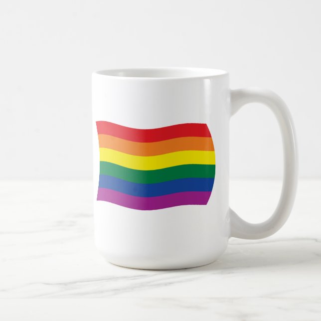 Gay Pride Movement Flag Mug (Right)