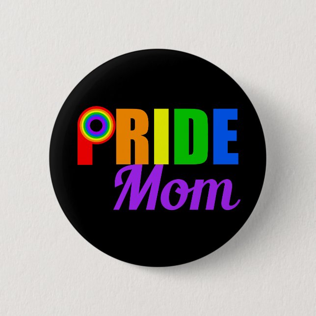 Gay Pride Mum 6 Cm Round Badge (Front)