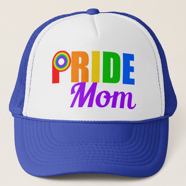 Gay Pride Mum Trucker Hat (Front)
