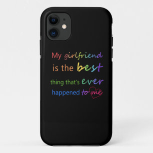 Gay Pride - "My girlfriend is" iPhone 11 Case