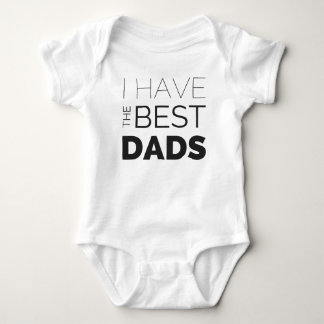 Gay Pride One-Piece - I have the best dads Baby Bodysuit