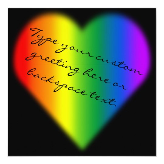 Gay Pride Party Invitations Same-Sex Love Cards