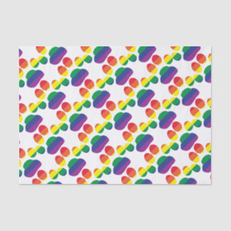 Gay-Pride-Paw-Print Tissue Paper