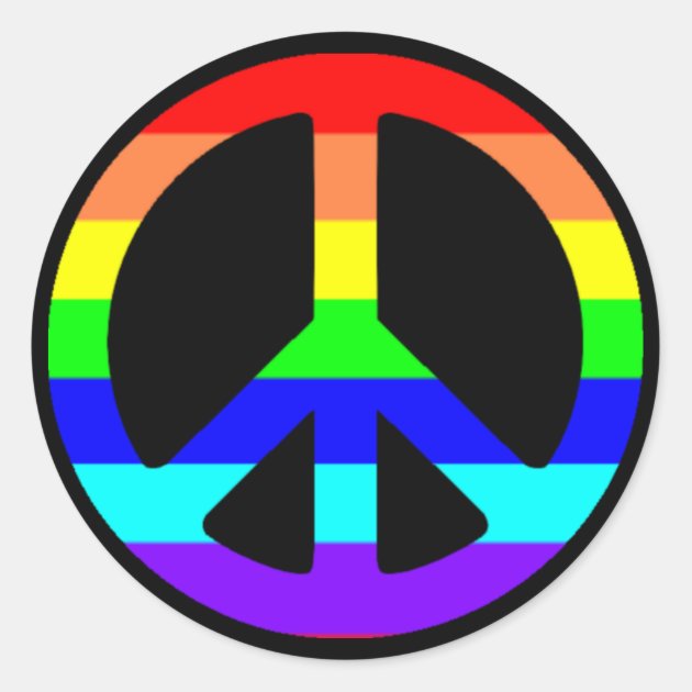 gay pride logo sticker