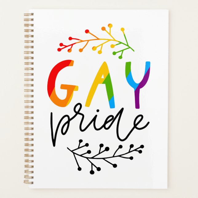 Gay Pride Planner (Front)