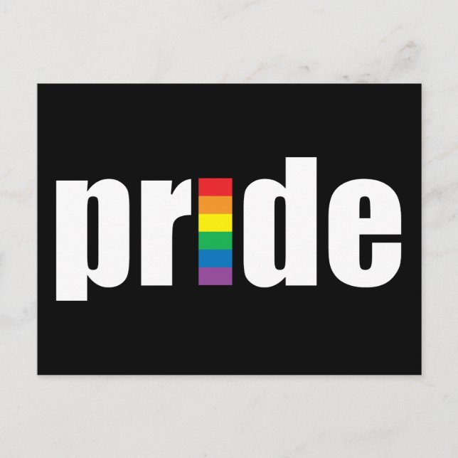 Gay Pride Postcard (Front)