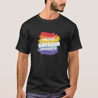 Gay Pride Pretty Gaysian LGBT Rainbow Colours Pare T-Shirt