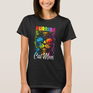 Gay Pride Purride Cat Mother LGBT Pride Month Cute T-Shirt