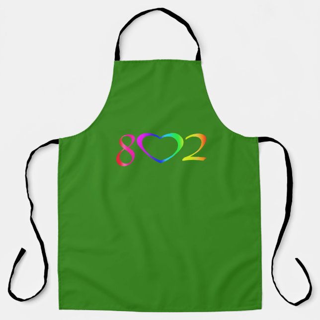 Gay Pride Rainbow Apron (Front)