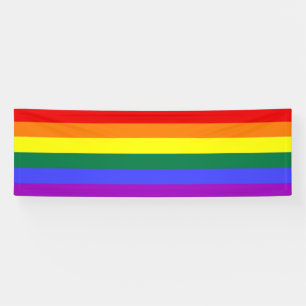 Gay Pride Rainbow Banner