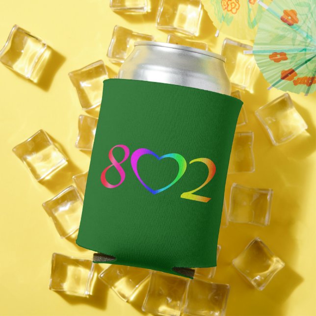 Gay Pride Rainbow Can Cooler (In Situ Summer)