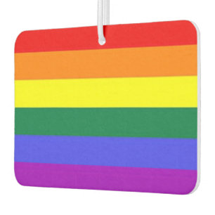 Gay Pride Rainbow Car Air Freshener