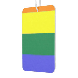 Gay Pride Rainbow Car Air Freshener