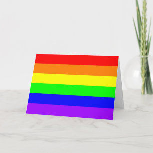 Gay Pride Rainbow Card (Pure Colours)