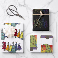 Gay Pride Rainbow Christmas Tree Pattern
