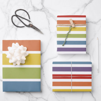 Gay Pride Rainbow Collection Wrapping Paper Sheet