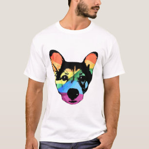 Gay Pride Rainbow Dog T-Shirt