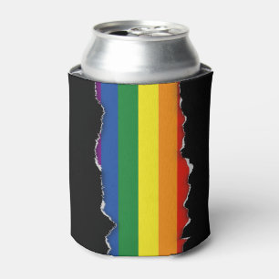 Gay pride Rainbow Flag Can Cooler