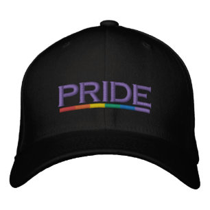 Gay Pride Rainbow Flag Cool and Modern Embroidered Hat