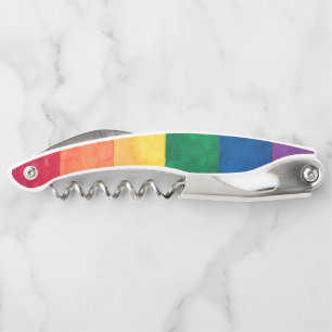 Gay Pride Rainbow Flag Corkscrew