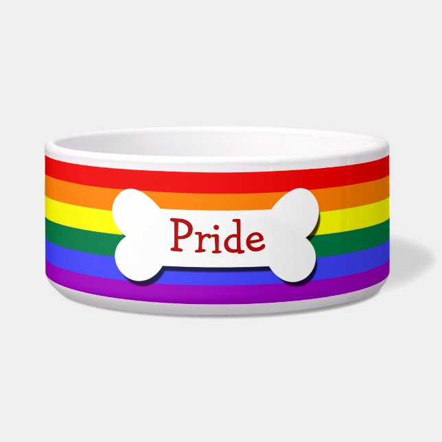 Gay Pride Rainbow Flag Personalised (Front)