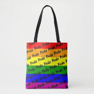 Gay Pride Rainbow Flag Tote Bag