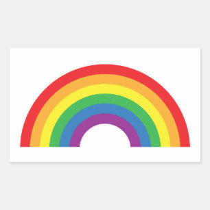 Gay Pride - Rainbow - Gay Pride Flag Rectangular Sticker