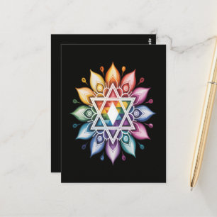 Gay Pride Rainbow LGBT Postcard