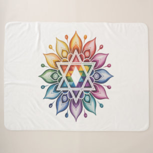 Gay Pride Rainbow LGBT Sherpa Blanket