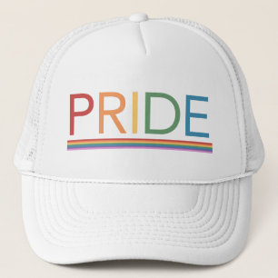 Gay PRIDE Rainbow LGBT Trucker Hat