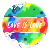 Gay Pride Rainbow Love Is Love