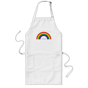 Gay Pride Rainbow. Love is Love. Long Apron