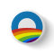 Gay Pride Rainbow Obama 2012