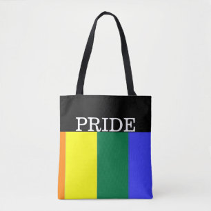 Gay Pride Rainbow Personalised Tote Bag