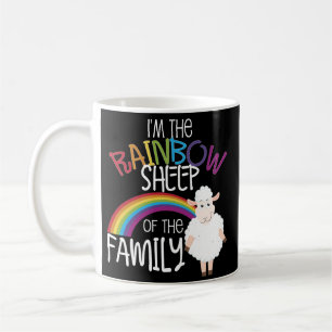 Gay Pride Rainbow Sheep Ally Coffee Mug LGBT Gift