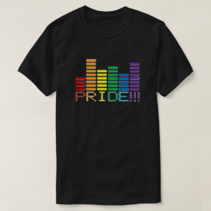 Gay Pride Rainbow Sound Bar T-Shirt