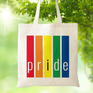 Gay Pride Rainbow Tote Bag