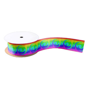 Gay Pride Ribbon Satin Ribbon