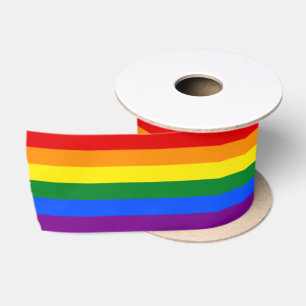 Gay Pride Satin Ribbon