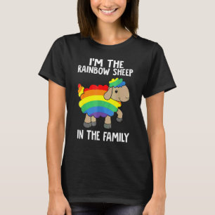 Gay Pride Sheep LGBT I'm The Rainbow Sheep In The T-Shirt