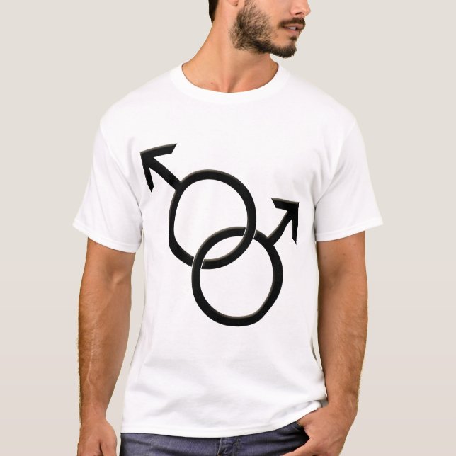 Gay Pride Shirts Men's Same-Sex Love Shirts (Front)