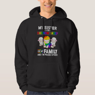 Gay Pride Sister Is Rainbow Sheep of Family LGBT P Hoodie
