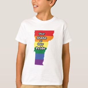 Gay Pride State   Vermont T-Shirt