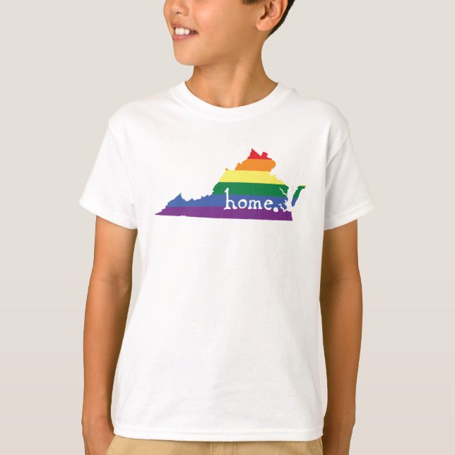 Gay Pride State | Virginia T-Shirt (Front)