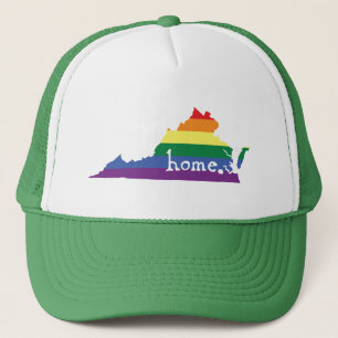Gay Pride State   Virginia Trucker Hat