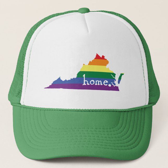 Gay Pride State | Virginia Trucker Hat (Front)