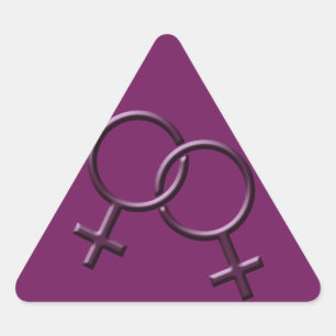 Gay Pride Stickers Same-Sex Lesbian Love Sticker